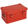 ALUBOX pulverbeschichtete Alukiste stapelbar - Rot: 47 L - 590 x 380 x 285