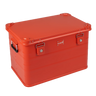 ALUBOX pulverbeschichtete Alukiste stapelbar - Rot: 78 L - 620 x 420 x 405