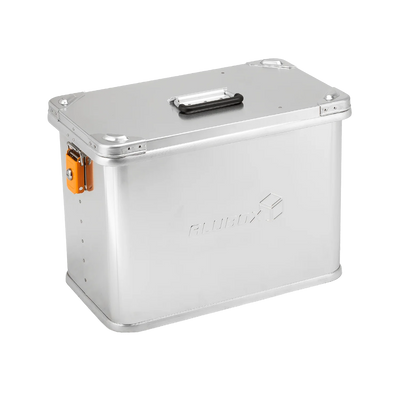 ALUBOX Outdoor Transportkiste wasserdicht blank silber 41 L - 520 x 320 × 380