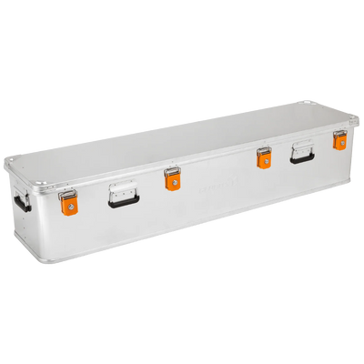 ALUBOX "Outdoor" – Wasserdichte Transportkiste (Dach- & Motorradbox) in Silber