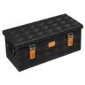ALUBOX Transportkiste 3 mm Riffelblech schwarz pulverbeschichtet: 37 L - 625 x 305 x 265