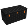 ALUBOX Transportkiste 3 mm Riffelblech schwarz pulverbeschichtet: 180 L - 925 x 500 x 470