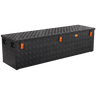 ALUBOX Transportkiste 3 mm Riffelblech schwarz pulverbeschichtet: 470 L - 1900 x 550 x 515