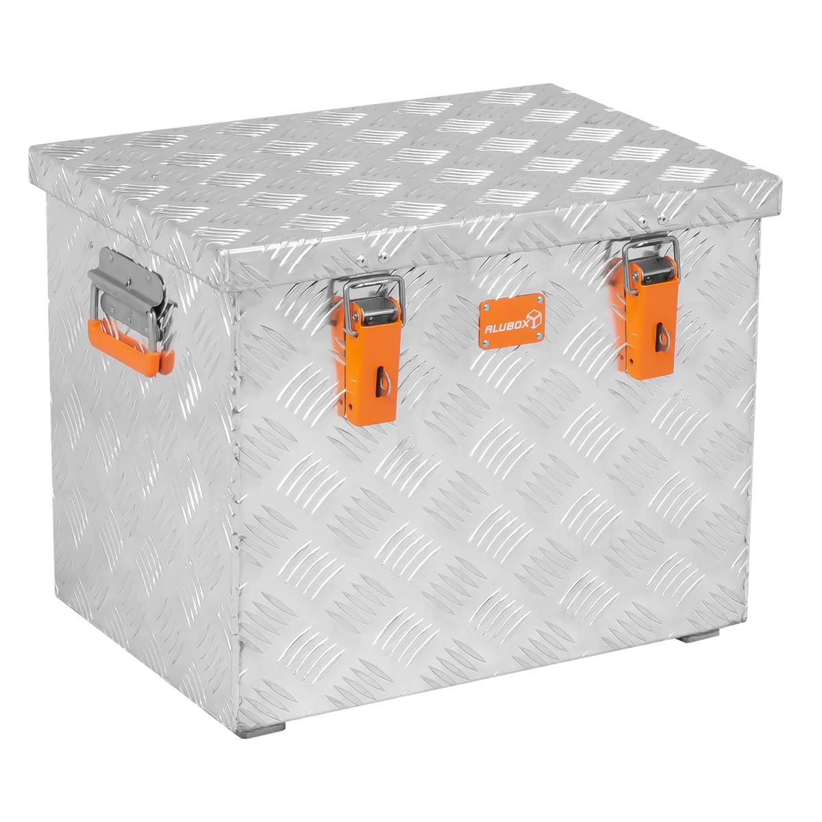 ALUBOX Transportkiste 3 mm Riffelblech silber 70 L - 525 x 405 x 415