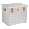 ALUBOX Transportkiste 3 mm Riffelblech silber: 120 L - 630 x 450 x 520