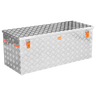 ALUBOX Transportkiste 3 mm Riffelblech silber: 312 L - 1280 x 550 x 515