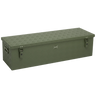 ALUBOX Transportbox 1,5 mm Riffelblech olivgrün pulverbeschichtet: 120L - 1180 x 400 x 305