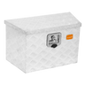 ALUBOX Riffelblech Deichselbox mit Gasdruckheber: 50 L