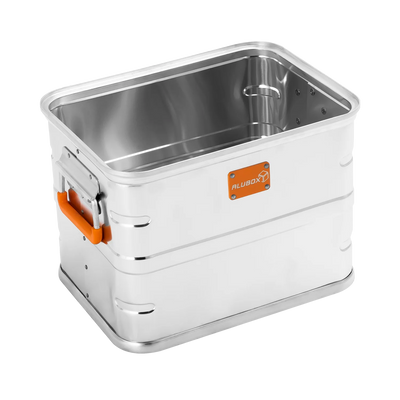 ALUBOX Lagerboxen ohne Deckel stapelbar 28 L - 390 x 280 x 275