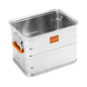 ALUBOX Lagerboxen ohne Deckel stapelbar: 28 L - 390 x 280 x 275