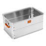 ALUBOX Lagerboxen ohne Deckel stapelbar: 56 L - 590 x 375 x 275