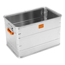 ALUBOX Lagerboxen ohne Deckel stapelbar: 80 L - 590 x 375 x 370