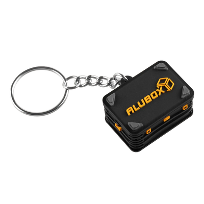 Alubox Schlüsselanhänger schwarz