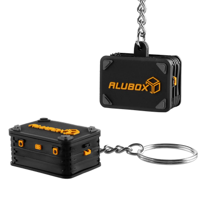 Alubox Schlüsselanhänger schwarz