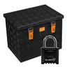 ALUBOX Riffelblech Alukiste 37 Liter - 312 Liter +  Zahlenschloss 4 stellig: 70L